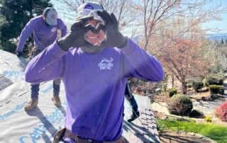 Loveland Roofing team installing a new roof